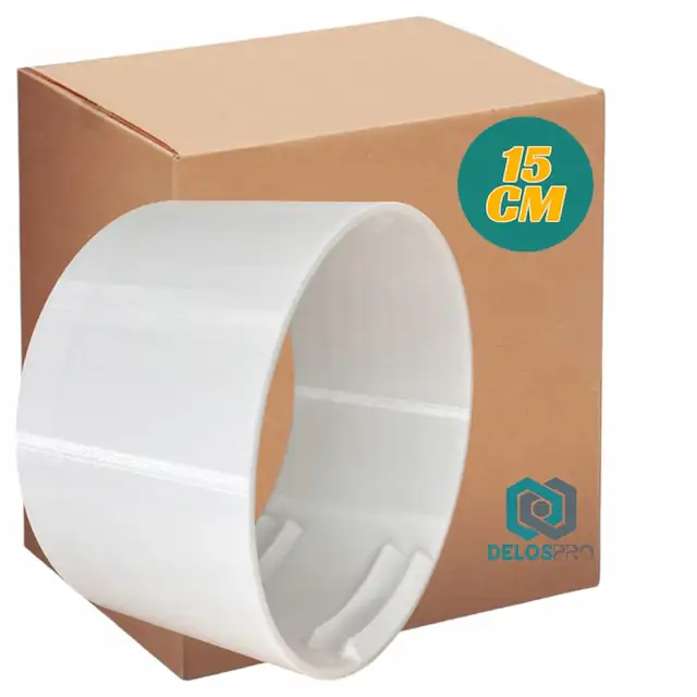Adapter pentru tub de aer conditionat, Delospro, 130mm, material PET-G, montare usoara