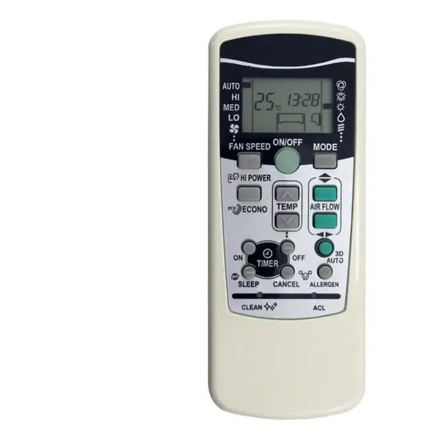 Telecomanda universala pentru aer conditionat RKX502A001, alb, dimensiuni 1x3cm, set 1 telecomanda