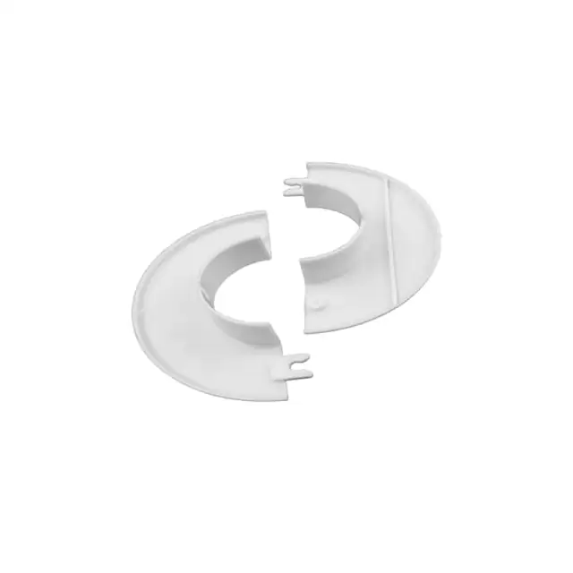 Inel de etansare dublu strat, folosit pentru protejarea si acoperirea conductelor de refrigerare, cu inaltimea de 25 mm, din material PVC, detasabil, de culoare alba, potrivit pentru orificiile de iesire a aerului ale aparatelor de aer conditionat cu diam