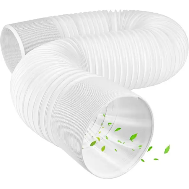 Hose de evacuare pentru aer conditionat portabil, 3m, 150mm, flexibil, din polipropilena si sarma de otel