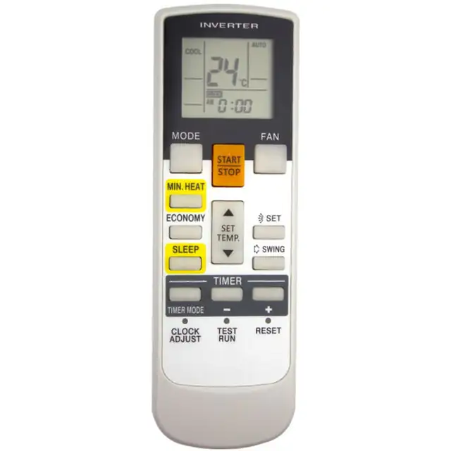 Telecomanda universala pentru aparat de aer conditionat Fujitsu AR-RAH1U, material ABS, distanta de operare > 8m, 80g