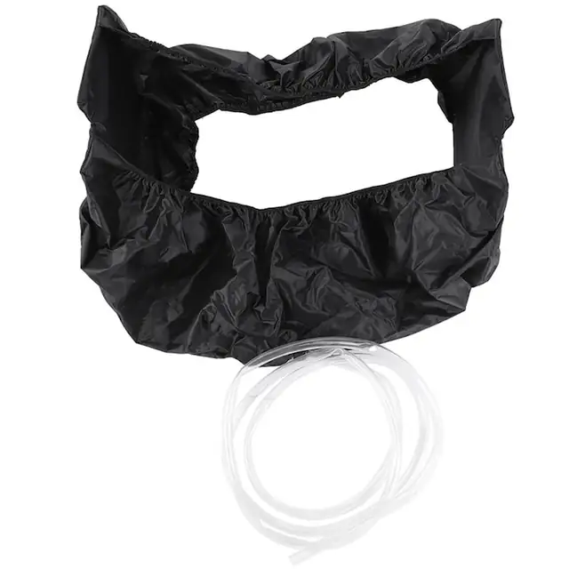 Sac de curatare impermeabil pentru aer conditionat, elasticitate ridicata, rezistent la murdarie si abraziune, negru, 290cm