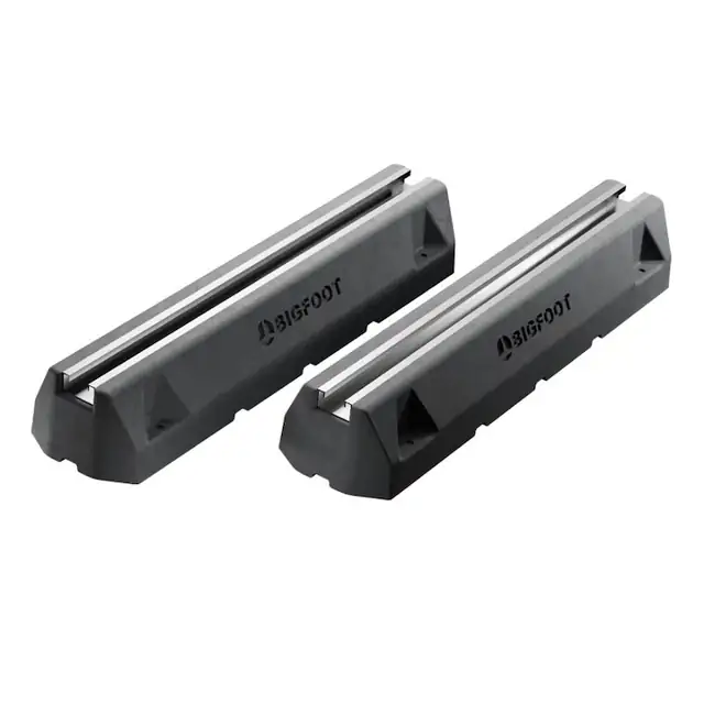 Set 2 suporti antivibranti de pardoseala Big Foot Optima Slim Fix-It 400 x 135 x 95 mm