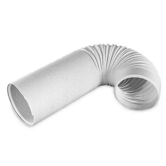 Rura de evacuare pentru aer conditionat, 15cm x 5m, flexibila, alba