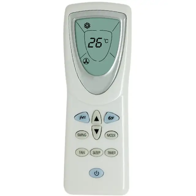 Telecomanda compatibila pentru aparat de aer conditionat Whirlpool DG11D1-10KF-35GW/35, 1 bucata, functioneaza cu 2 baterii AAA (neincluse)