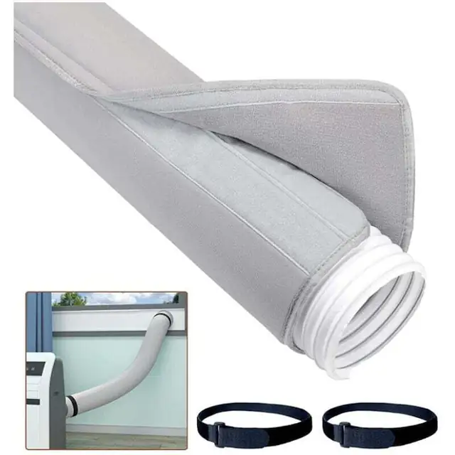 Husa izolatoare pentru furtun de aer conditionat, 152.4x127cm, 5" si 5.9", material acrilic si spuma EVA