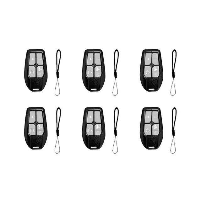 Set 6 telecomenzi universale pentru aer conditionat, negru, 8-10m transmisie