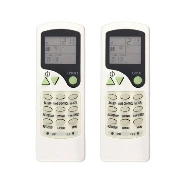 Set 2 telecomenzi wireless pentru aer conditionat, Chigo ZC/LW-01, alb