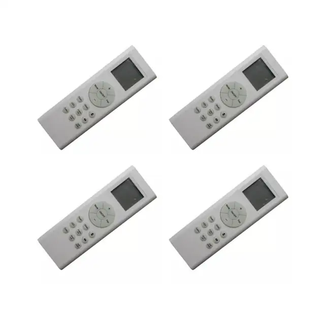 Set 4 telecomenzi pentru aer conditionat, alb, 433 MHz, compatibile cu Midea RG66A1/BGEF si Kaden KS09 KS12 KS18 KS24 KS28