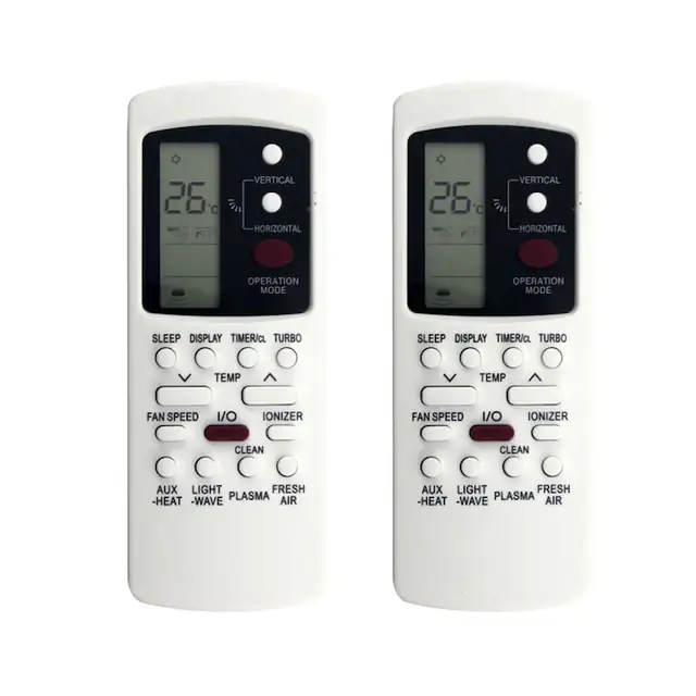 Set 2 telecomenzi de inlocuire pentru aer conditionat GZ-50GB-E1, negru