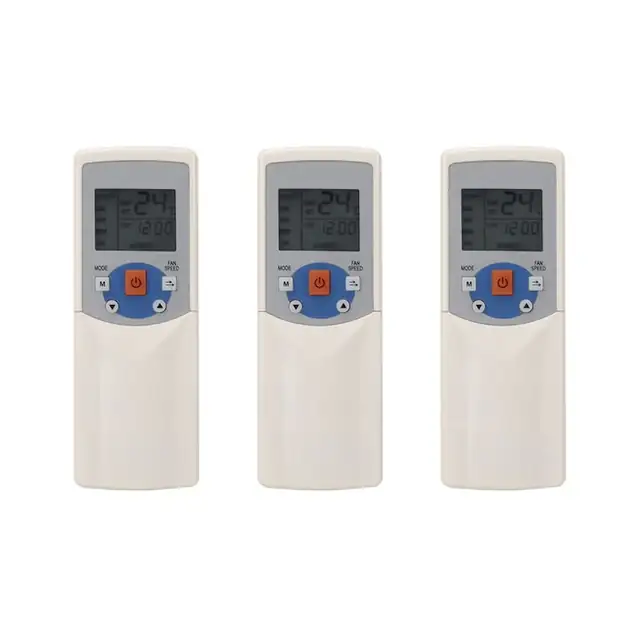 Set 3 telecomenzi pentru aer conditionat Midea R05/BGE RM05/BG(T)EA, alb, fara baterii