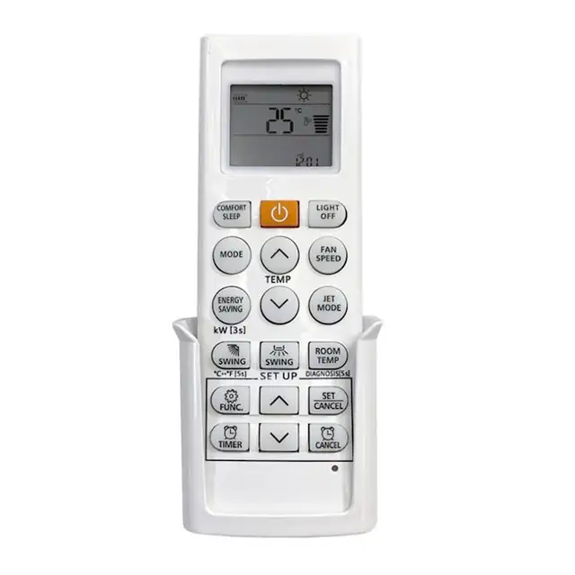 Telecomanda aparat de aer conditionat, AKB75215401, alb, 14x3x4.8cm