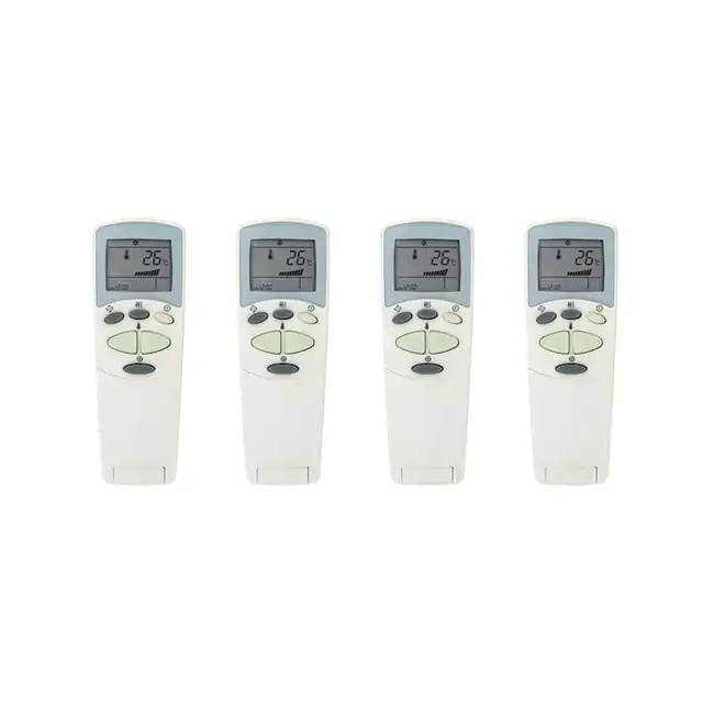 Set 4 telecomenzi pentru aer conditionat, 6711A90032L, alb, 12.7x4.5x2.5cm