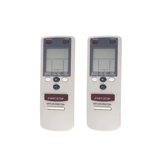Set 2 Telecomenzi pentru Aer Conditionat AR-AB8, AR-AB10, AR-AB9, AR-AB24, Alb, Design Ergonomic