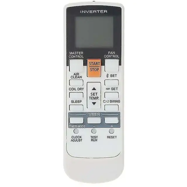 Telecomanda de inlocuire pentru aparat de aer conditionat, model AR-RY12, dimensiuni 16.5x5.5x1.5cm, alimentare cu 2 baterii AAA (neincluse)