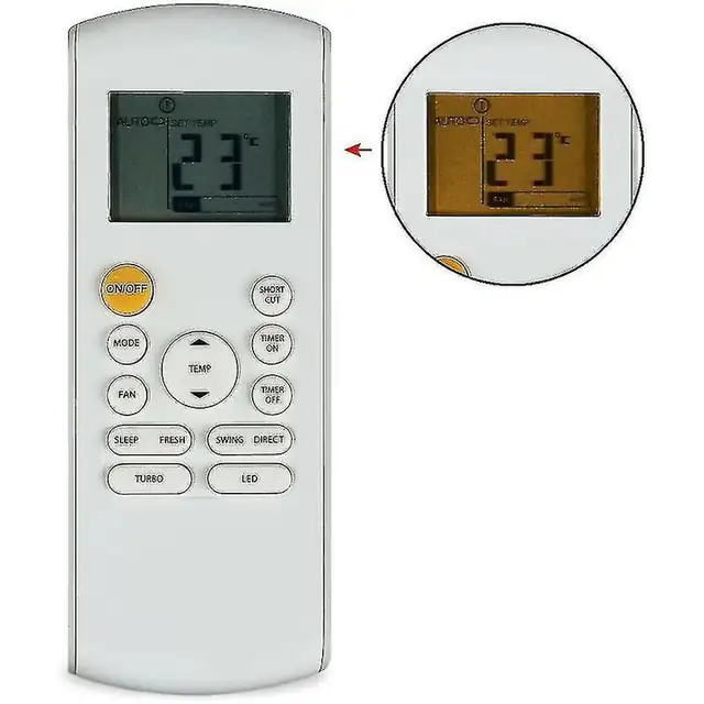 Telecomanda pentru aer conditionat Beko Midea, frecventa 433MHz, compatibila cu modele Rg57k7(b)/bgef/rg57a1(b)/rg57b(b)/bge
