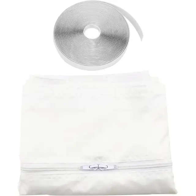 Etansare fereastra glisanta pentru aer conditionat, 400 cm, material TU, alb