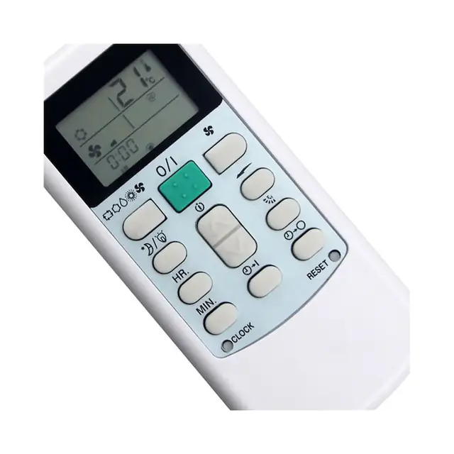 Set 5 Telecomenzi de Inlocuire pentru Aer Conditionat HYK-02 HYK-03 HYK-07, Alb, ABS