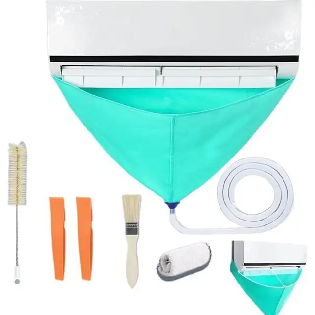 Sac de curatare pentru aer conditionat tip split, impermeabil, design cu deschidere mare, utilizare usoara