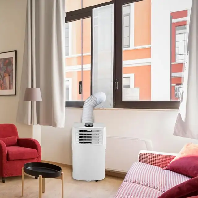 Etansare usa glisanta pentru aparate de aer conditionat portabile, suport pentru doua furtunuri, dimensiuni ajustabile