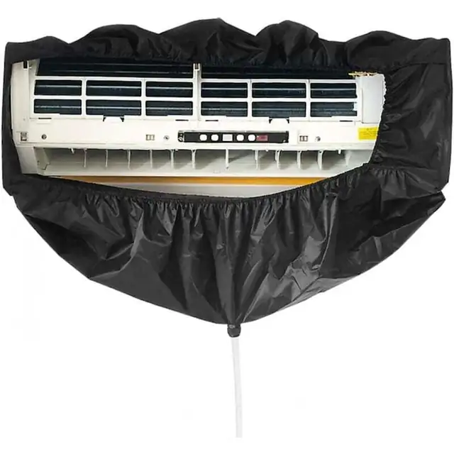Husa de curatare pentru aer conditionat montat pe perete, 2.5 m furtun de drenaj, panouri impermeabile, protectie durabila, dimensiuni 270x100cm
