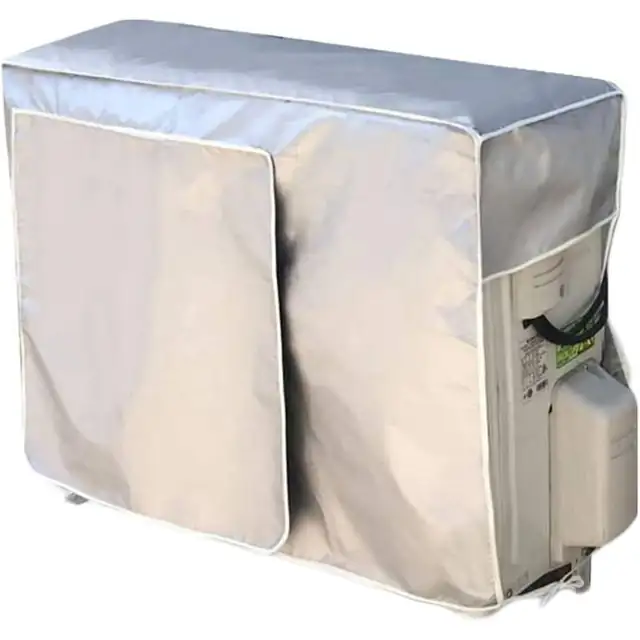 Husa unitate externa aer conditionat, impermeabila, rezistenta la praf, pentru exterior, Gri, 80 x 26 x 57 cm