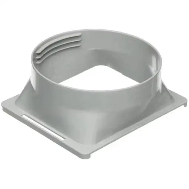 Adaptor/conector evacuare aer conditionat pentru portabile, din material flexibil, diametru 150 mm, lungime 15 cm, alb
