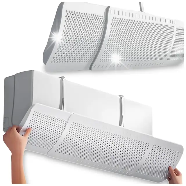 Deflector universal pentru aer conditionat reglabil 56x87cm alb