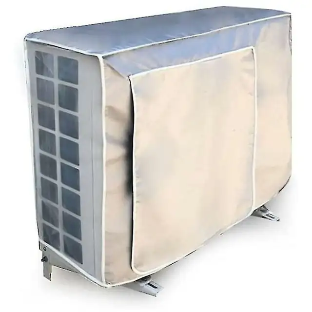 Husa de protectie unitate externa aer conditionat / cover 752657CM, din poliester cu placare argintie, fund elastic, rezistenta la apa si uv, argintiu, 1 buc