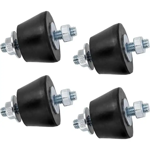 Amortizoare vibratii pentru aer conditionat, cauciuc si otel galvanizat, 40x26mm, set 4 bucati