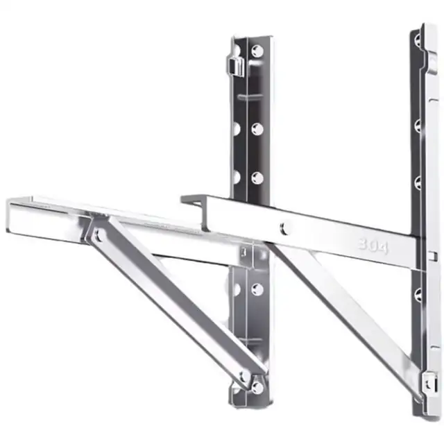 Suport aer conditionat exterior otel inoxidabil 304, rezistent, 100 kg, natural, set 2 bucti