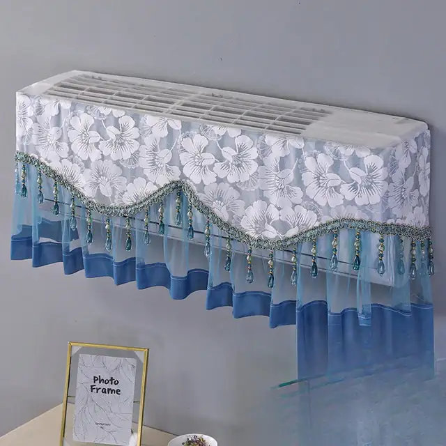 Husa pentru aer conditionat, albastru begonie, mare, 94cm