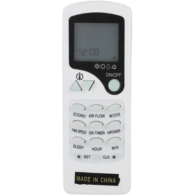 Telecomanda aer conditionat ZH-LW03, ABS, 12.8x4.5x1.7cm