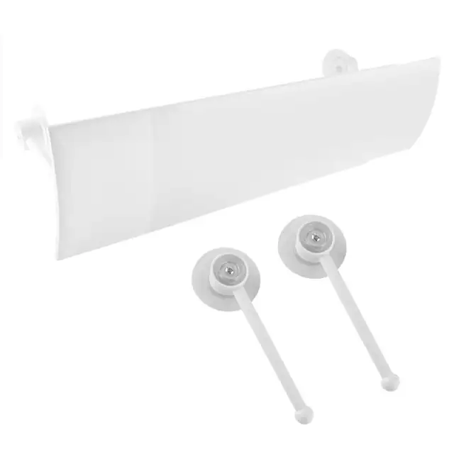 Deflector aer conditionat reglabil alb 58x19cm set montaj