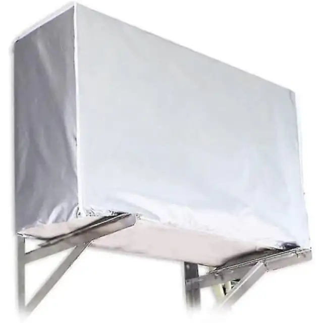 Husa protectie aer conditionat exterior, impermeabila, argintiu, 86x32x56cm
