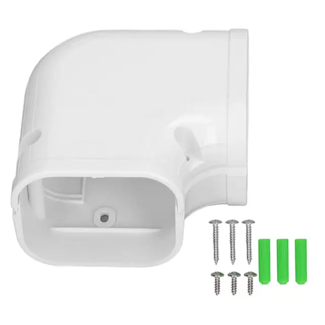 Capac PVC universal cot plat rezistent la intemperii pentru aparat aer conditionat 1-2CP, vopsibil, instalare usoara