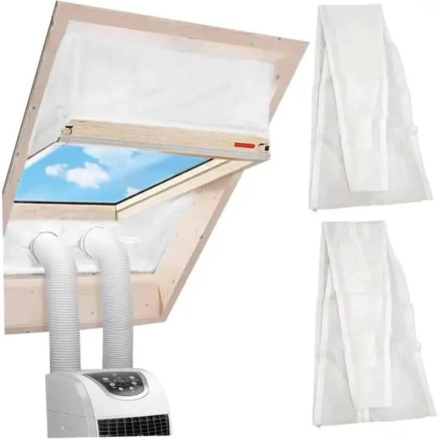 Kit etansare fereastra aparat aer conditionat, 230x39cm, impermeabil, cu fermoar