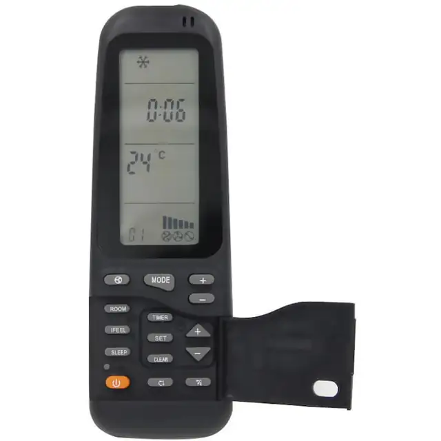 Telecomanda universala aer conditionat negru 13.5x4.4x2.2cm set