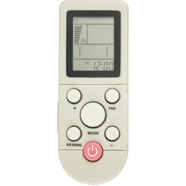 Telecomanda aer conditionat, inlocuire, ABS, alb, 11.34x22cm