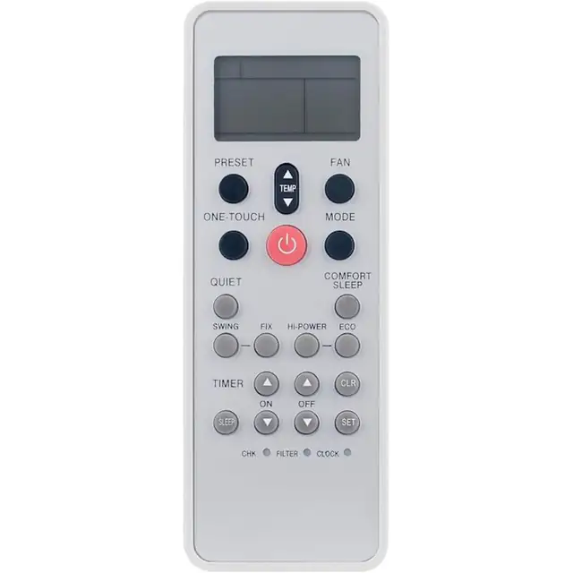 Telecomanda universala pentru aer conditionat, OEM, negru