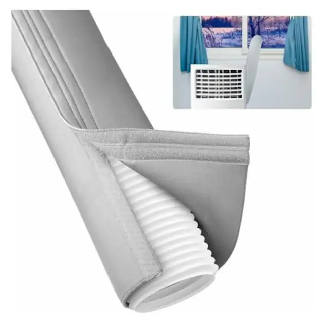 Capac izolat portabil pentru furtunul de aer conditionat, universal pentru conducte de evacuare cu diametrul de 5 si 6 inci, pentru instalare usoara