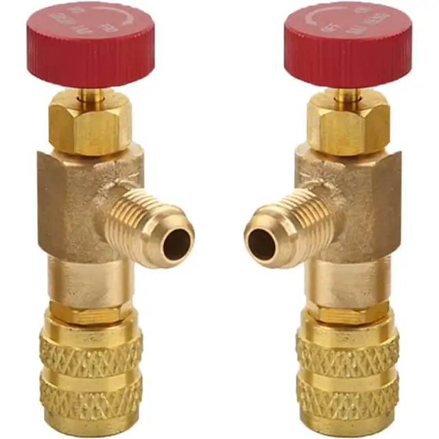 Adaptor supapa de siguranta lichida din 2 piese, supapa de siguranta R410A R22, supapa de control al agentului frigorific, supapa de racire a aerului conditionat, pentru supape de debit ale aerului conditionat