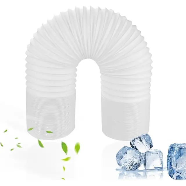 Furtun evacuare aer conditionat, 2 metri, 130 mm, PP, flexibil