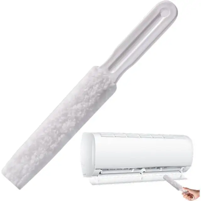 Perie curatare aer conditionat 27.5x3.5cm, maner ergonomic, puf moale, flexibil