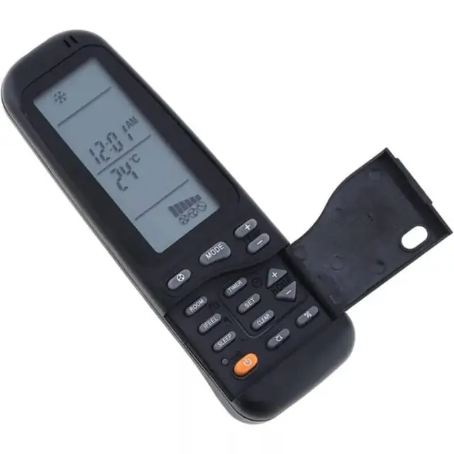 Telecomanda aparat aer conditionat, inlocuitor RC-3 RC-4 RC-7, ABS, alb
