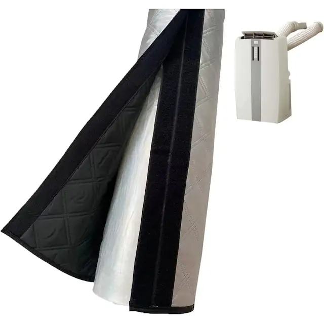 Capac furtun aer conditionat de 59 inch, capac universal izolat anti-praf pentru furtunuri de evacuare portabile de aer conditionat cu diametrul de 5" si 6"