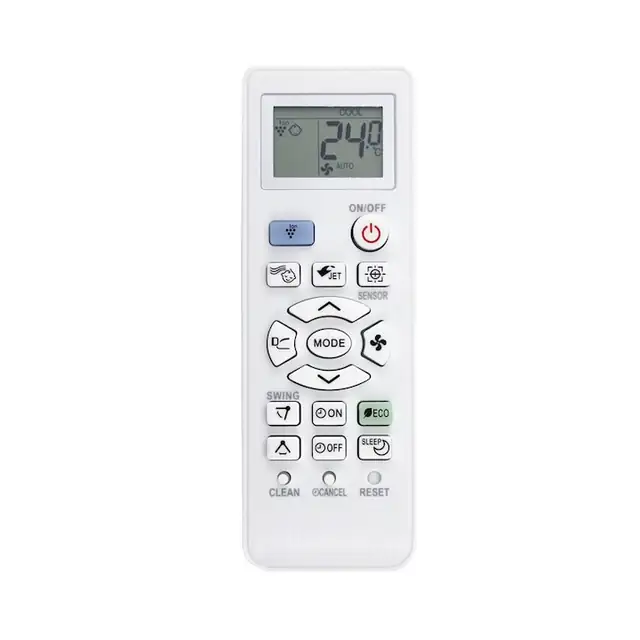Telecomanda aparat aer conditionat alb ABS 2xAAA