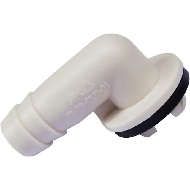 Conector furtun scurgere aparat aer conditionat 15mm cot cu inel cauciuc 5cm