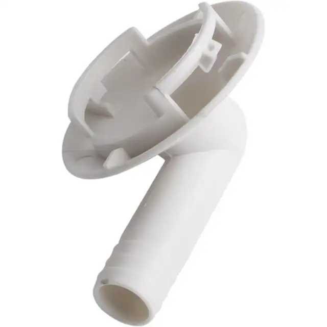 Conector furtun scurgere aer conditionat, plastic flexibil, alb, 4.2cm diametru