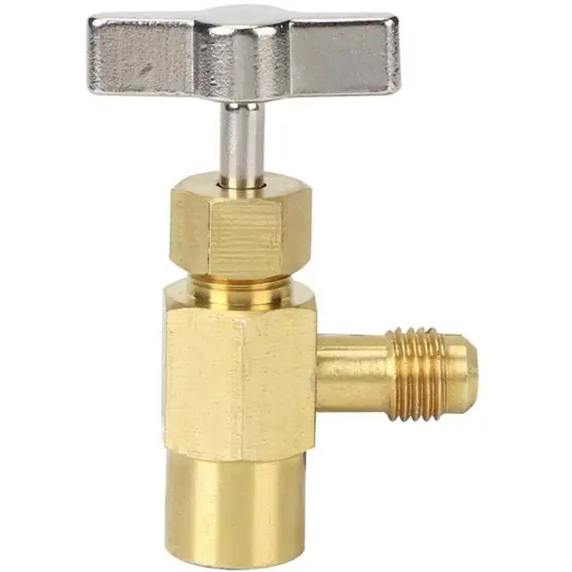 Deschizator sticle refrigerant, 1/2 ACME, 1/4 SAE, alama, 6x3.5x2cm